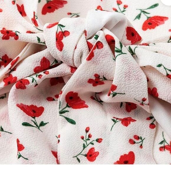 Princess Polly Floral Front Tie Romper Size 4 - Picture 5 of 12